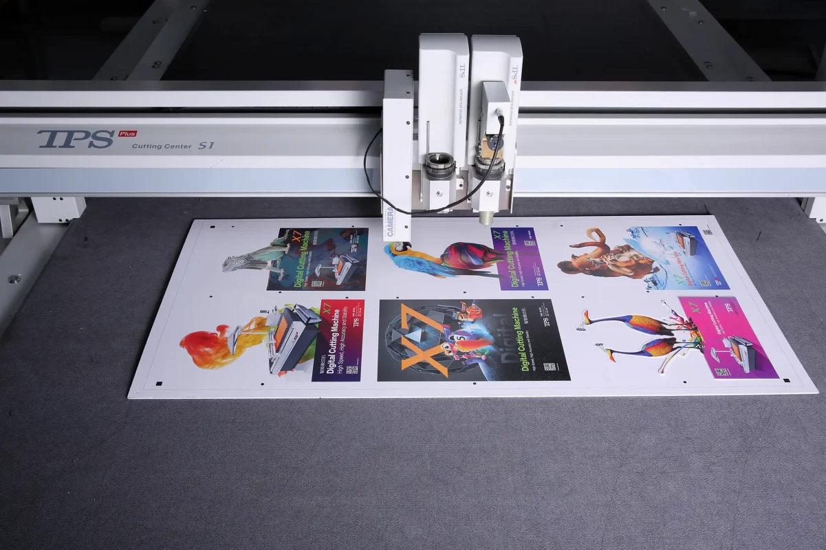 TPS X7 digital cutting machine marks registration